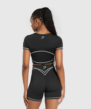 Gymshark Stitch Feature Crop Top thumbnail 2