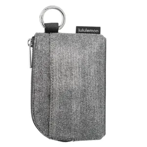 Clippable Card Pouch Glitter  Dark Silver/Graphite Grey/Silver thumbnail 3