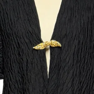 Oscar de la Renta Vintage 90s Made in USA Swimwear Cover Up Black Gold Small thumbnail 2