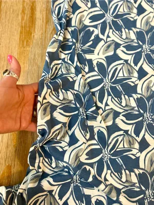 MUK LUKS Lounge Dress & Faux Denim Topper thumbnail 8
