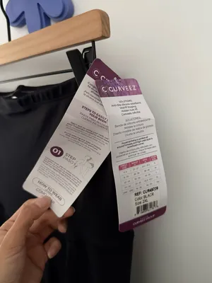 Curveez 2XL NEW Leggings Black High Waisted Shaping thumbnail 4