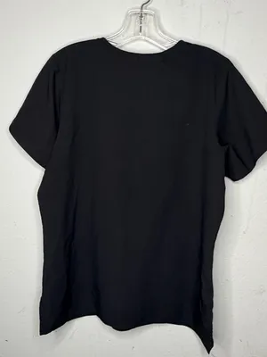 W123 Black Scrub Shirt Size M thumbnail 3