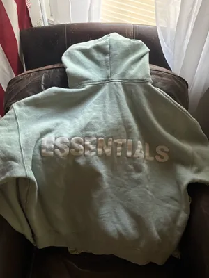 Essentials Fear of God Cyan Hoodie thumbnail 2