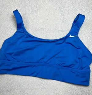 Nike Sports Bra Women's XXL Blue Plus Size Activewear Top Athleisure Sporty thumbnail 1
