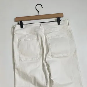 NWT!! J. CREW Slim Wide Jeans Stacked Buttons Solid White Size 29 Petite‎ 29P thumbnail 9