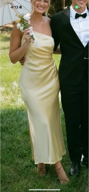 Bridesmaid Birdy Grey Dress thumbnail 2