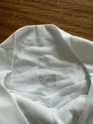 Aerie offline white shorts thumbnail 4