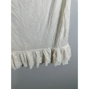 Banana Republic Womens Cream Rayon Cowl Neck Ruffle Hem Tank Top Small 858926-00 thumbnail 4