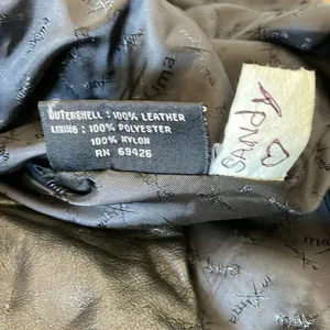 Maxima Wilsons Vintage 100% Leather Jacket Size Large thumbnail 13