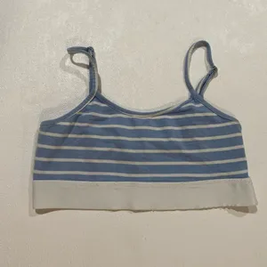 Edikted Bralette Bundle XS Blue Stripe Floral Cami Y2K Coquette Set thumbnail 3