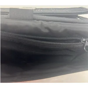 Liz Claiborne Women's‎ Black Tri Fold Wallet Monogram Fabric Pattern thumbnail 6