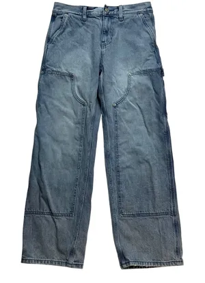 Pacsun Baggy Carpenter Jeans Light Wash Denim Women's Size 28x30‎ thumbnail 1