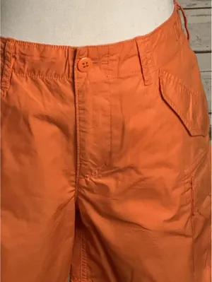 Polo Ralph Lauren orange cotton cargo shorts Size 6 utility gorpcore outdoors thumbnail 2