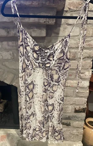 Ocean Drive Spaghetti Strap Printed Mini Dress thumbnail 1