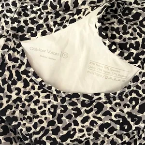 OUTDOOR VOICES‎ The Exercise Dress Snow Leopard Animal Print Tank Shorts X-Small thumbnail 11