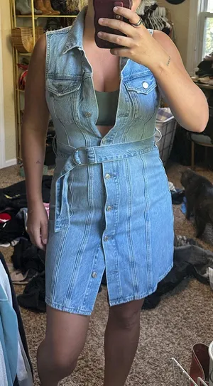 Rails denim dress  thumbnail 1