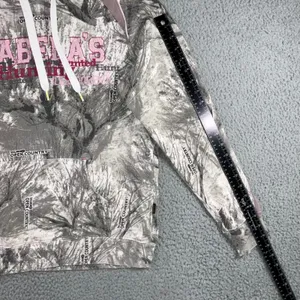 Cabela's Hoodie Women L Seclusion Open Country‎ Snow Camo Pink Graphic Outdoor thumbnail 6