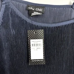 NWT City Chic Zaneta Chamise Mini Slip Dress in Indigo Blue Size 18 thumbnail 5