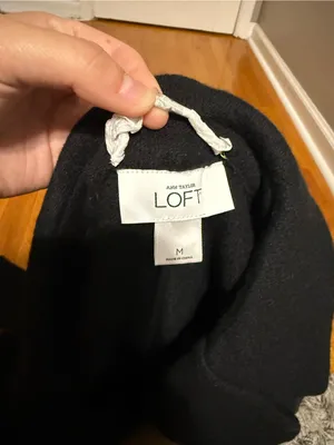 Ann Taylor LOFT 100% Merino Wool Blazer Cardigan Size M thumbnail 3