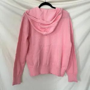 Comfy Chunky Hoodie Button Up Cardigan Jacket Size M light Pink thumbnail 2