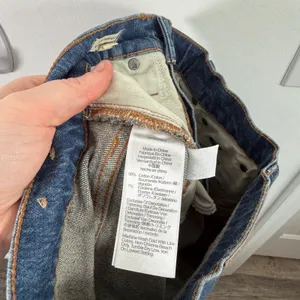Madewell Perfect Vintage Jeans Haight Medium Wash High Rise Rigid Denim Women 26 thumbnail 8