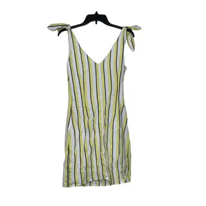 Cupcakes & Cashmere Womens Sun Dress Size 2 Yellow Blue White Striped Lined‎ thumbnail 5