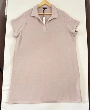 Coco + Carmen Mauve Pink‎ Polo Dress Short Sleeve Knit Shift XXL NEW thumbnail 1