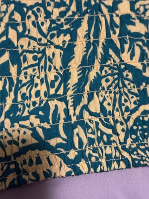Sienna Sky Teal and Cream Leaf-Print Spaghetti Strap Camisole thumbnail 6