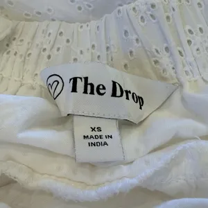 The Drop White Boho Cottage Eyelet Tiered Maxi Dress Size XS Cotton Coastal thumbnail 8