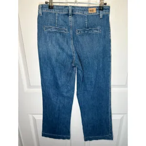 PAIGE Nellie High Rise Culotte Jeans‎ 25 Hayden Blue Patch Pocket Wide Leg thumbnail 3