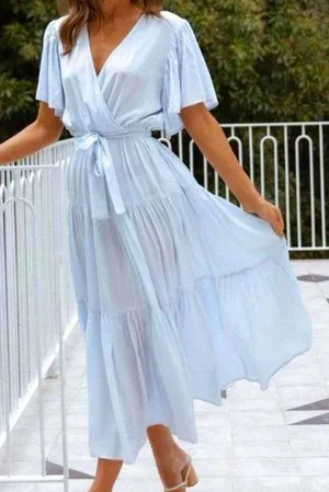 Petal & Pup Maxi Dress Blue thumbnail 1
