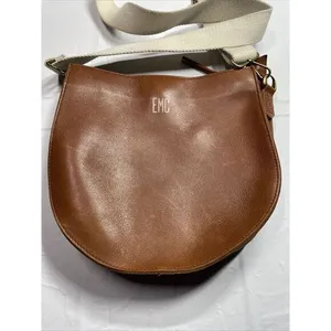 VTG Madewell The Transport Crossbody Saddle Bag Brown‎ Leather Adjustable Strap thumbnail 2