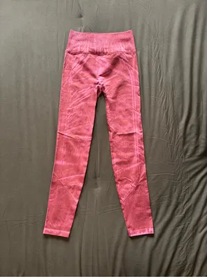 lululemon athletica Rose Pink Tie-Dye High-Rise Leggings thumbnail 3