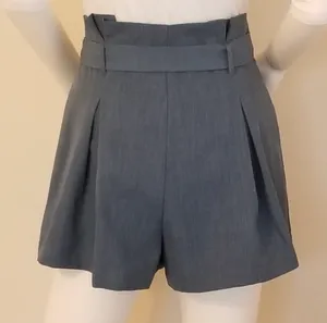 Jealous Tomato NWT  Blue pleated shorts - L thumbnail 3