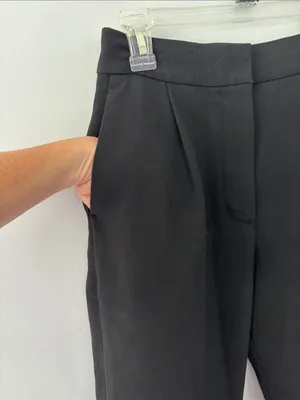 Wilfred Black Tailored Tapered Trousers Sz 4 Work Wear Career Career Minimalist thumbnail 5