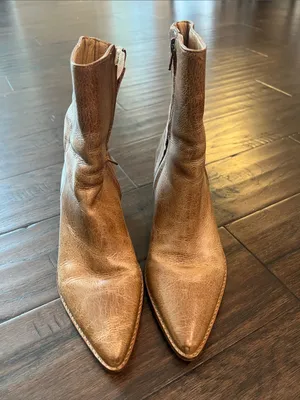 Matisse The Caty Mainline Brazilian Luxe Tan Pointed-Toe Leather Boots 6 thumbnail 4