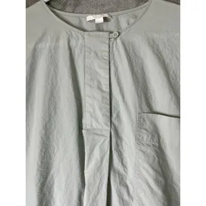 COS Smooth Cotton Top Light Gray Size 8 Oversized Minimalist Boxy Tunic thumbnail 2