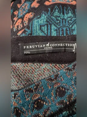PERUVIAN CONNECTION Knit Stretch Tube Skirt Patterned Aztec Geometric
Medium thumbnail 3