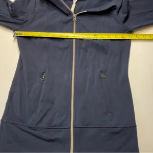 Lululemon Daily Yoga Jacket Inkwell Navy Blue Women Sz 6 thumbnail 8