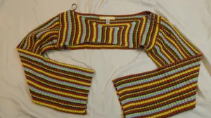 urban outfitter's colorful bowlero top thumbnail 1