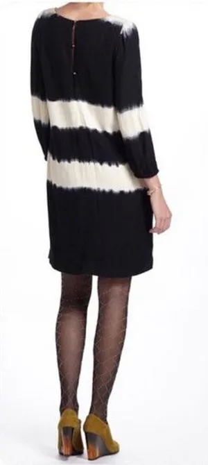 ANTHROPOLOGIE FLOREAT INKWASH SHIFT TUNIC DRESS sz‎ 6 thumbnail 1