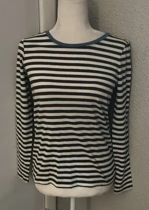 Madewell Northside Long Sleeve Vintage Tee Driggs Stripe NEW XXS Nautical Preppy thumbnail 1