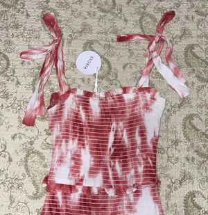 Red Tie-Dye Dress thumbnail 7