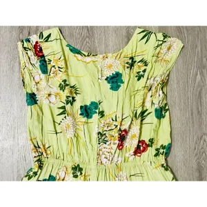 Floral Boho Maxi Dress Smocked Waist Tiered Ruffles Wedding guest Garden Party S thumbnail 9