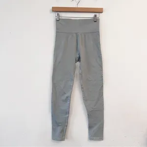 Cuyana Stretch‎ High Waist Leggings Size S / M Steel Gray Active Yoga thumbnail 3