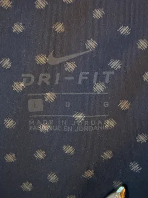 Nike Dri-fit High-Rise Navy Polka Dot Leggings thumbnail 6