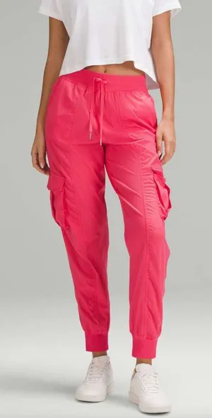 Lululemon Dance Studio Relaxed-Fit Mid-Rise Cargo Jogger Glaze Pink Size 8 Pants thumbnail 1
