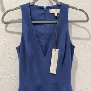 NEW Dress The Population Womens Size‎ XS Dress Catalina Blue Fit & Flare A-line thumbnail 2