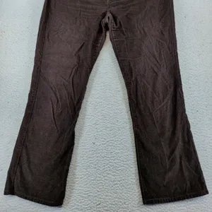 Levis Premium Middy Ankle Bootcut Corduroy‎ Pants Brown A5563-0004 Womens 28x29 thumbnail 8