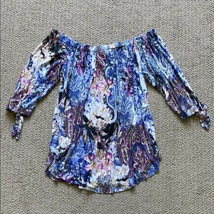 Cupio Multicolor Floral Top thumbnail 5